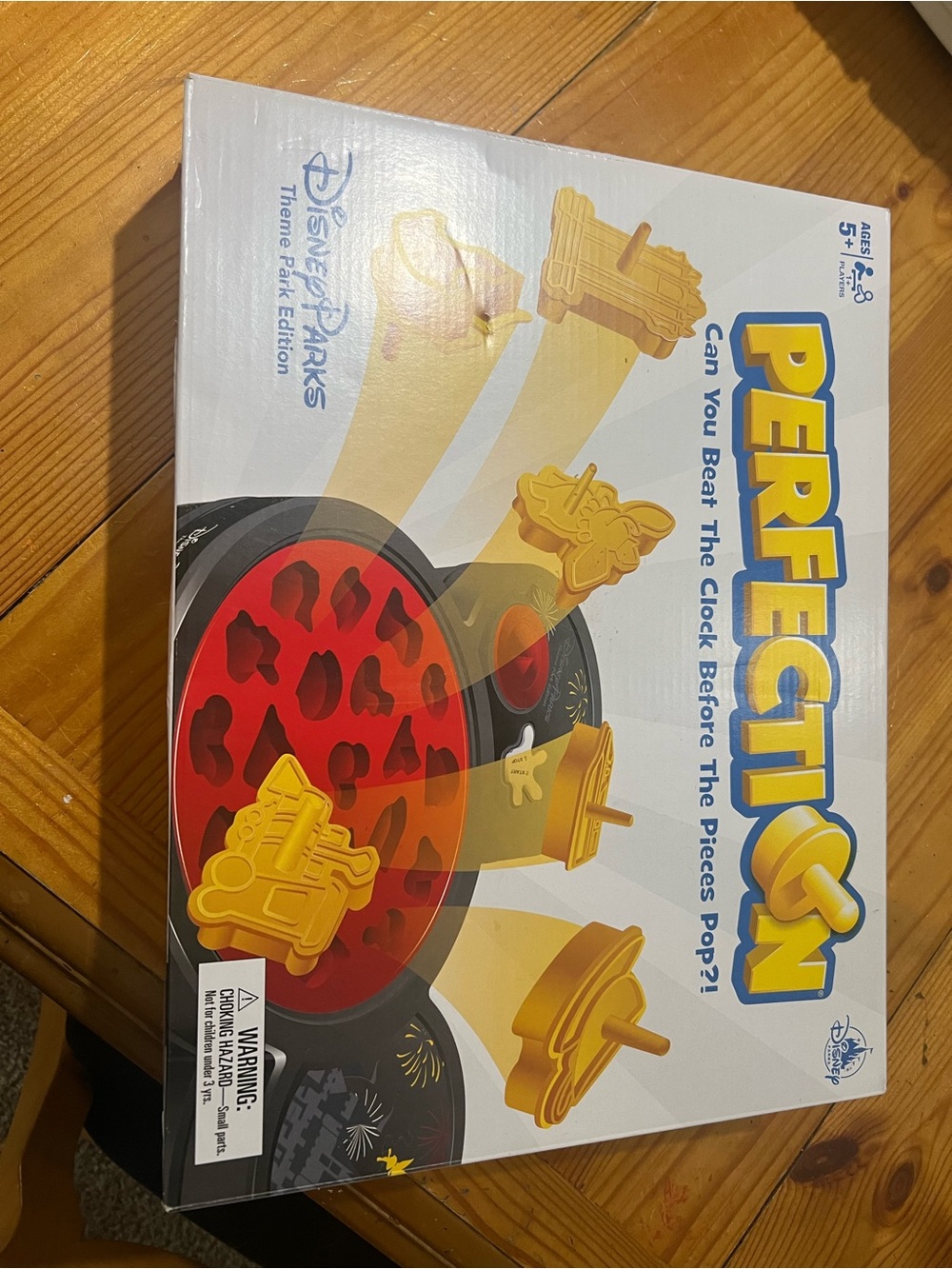 Perfection Disney Parks Edition Game - Red & Yellow